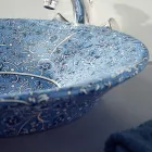 Polozápustné umyvadlo v provedení Fire Clay v různých povrchových úpravách Made in Italy - Capatosta Viadurini