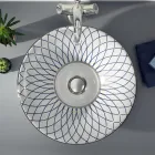 Polozápustné umyvadlo v provedení Fire Clay v různých povrchových úpravách Made in Italy - Capatosta Viadurini