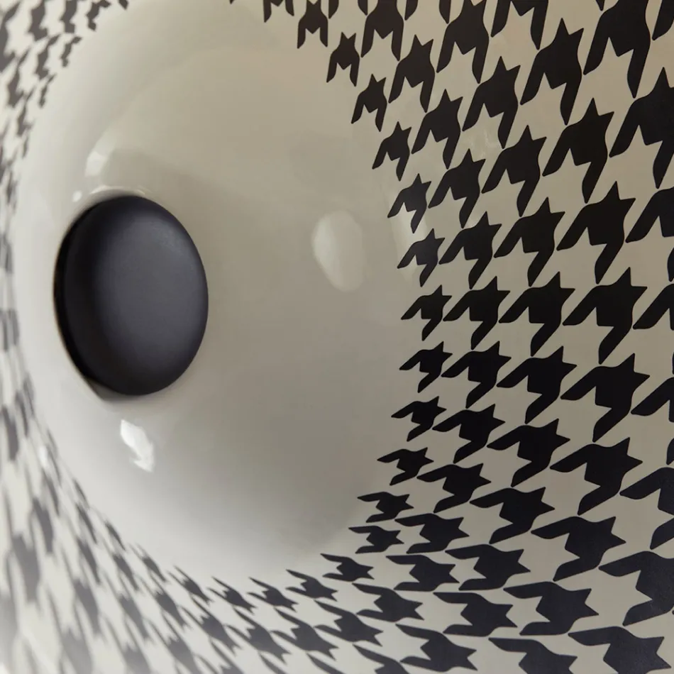 Polozápustné umyvadlo z francouzského porcelánu nejvyšší kvality - Pausa Viadurini