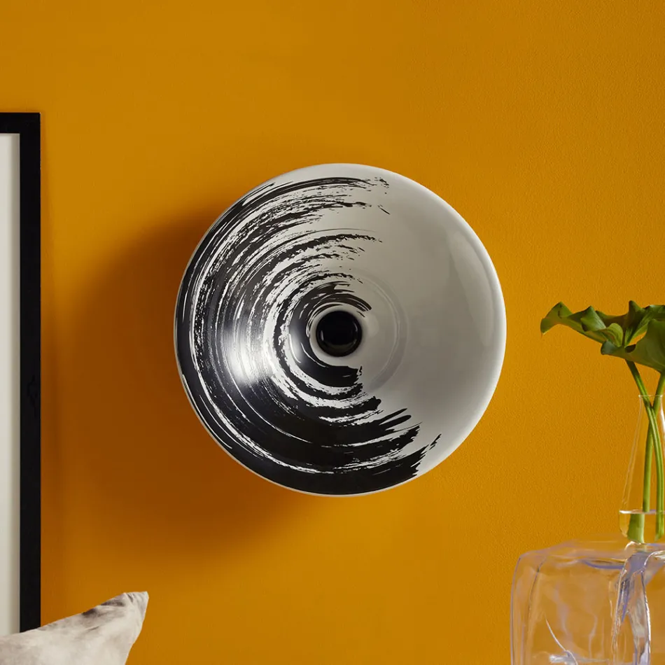 Polozápustné umyvadlo z francouzského porcelánu nejvyšší kvality - Pausa Viadurini