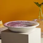 Polozápustné umyvadlo z francouzského porcelánu nejvyšší kvality - Pausa Viadurini