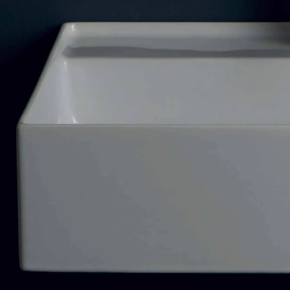 Umyvadlo na slunci 60x45 cm keramické moderním designem, vyrobený v Itálii Viadurini