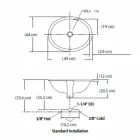 Nevyhazujte umyvadlo do hlíny a zlata ručně vyráběné v Itálii, Egejské moře Viadurini