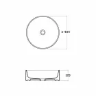 40 cm kulaté umyvadlo v bílé nebo Leivi barevné keramice Viadurini