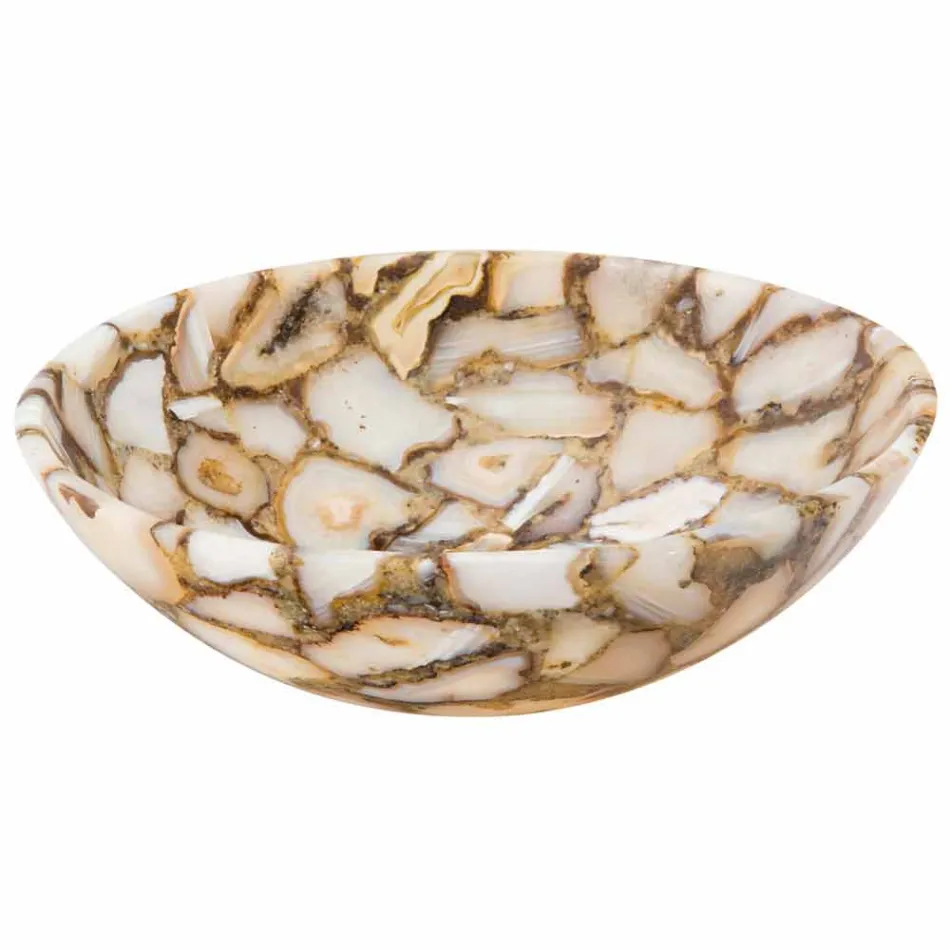 Pultová kolo podpora kámen achát Mila, jednodílná Viadurini