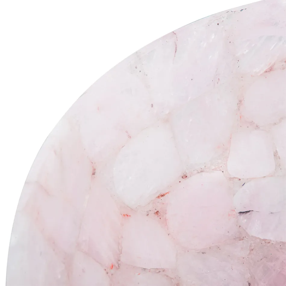 Kulaté umyvadlo růženín Paloma, ruční Viadurini