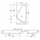 Umývadlo / design keramika vyrobené v Itálii Sheyla Viadurini