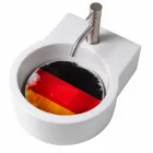 Umývadlo / závěs designové desky vyrobené v Itálii Tor Viadurini