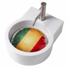 Umývadlo / závěs designové desky vyrobené v Itálii Tor Viadurini