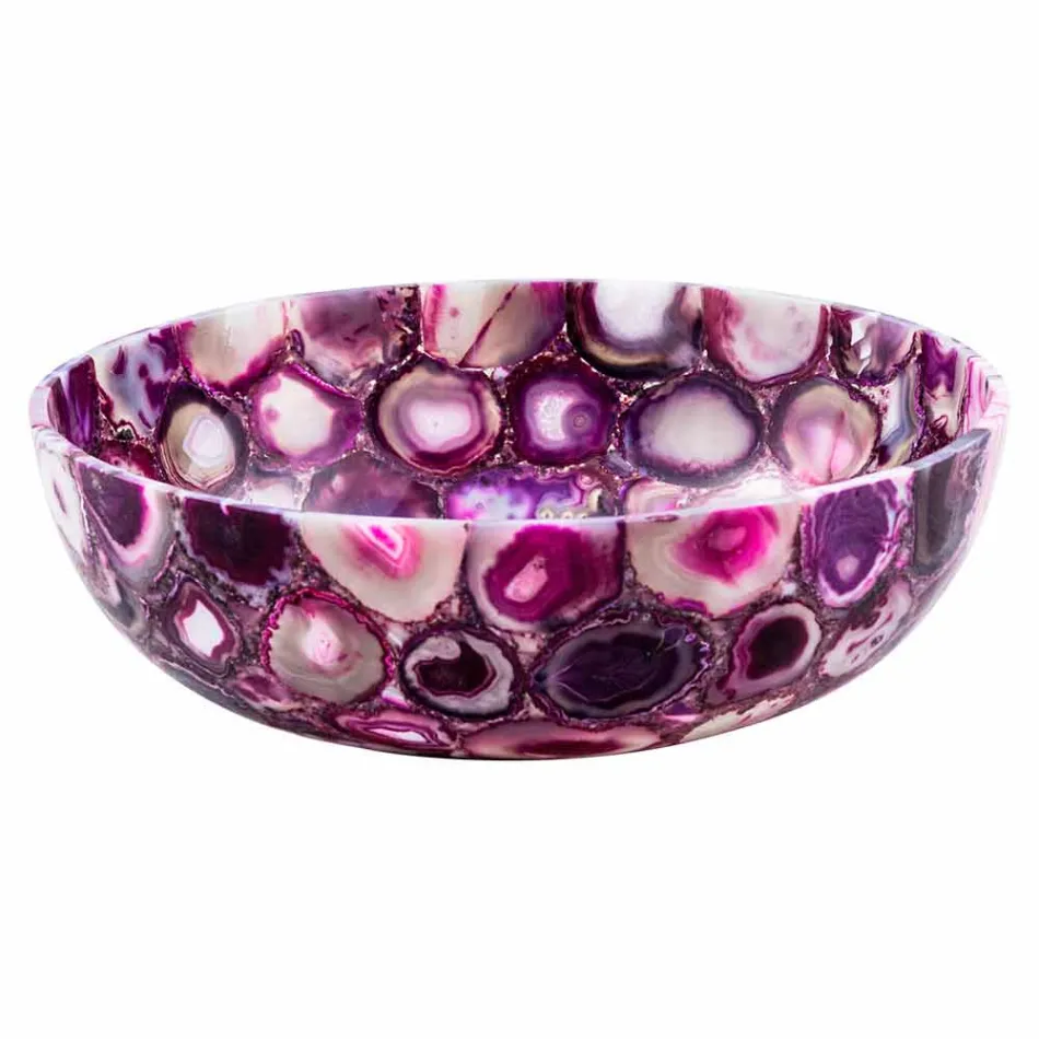 Kulatý dřez z achátového kamene - Buffalo Viadurini