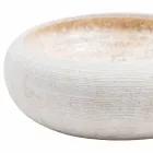 Kruhové umyvadlo stojící z bílého mramoru, Bucciano Viadurini