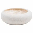 Kruhové umyvadlo stojící z bílého mramoru, Bucciano Viadurini