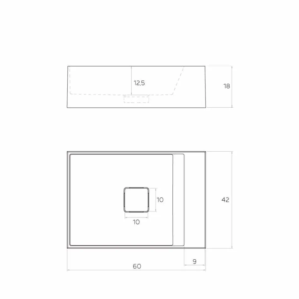 Design dřezu vyrobené v Itálii, Lavis Viadurini