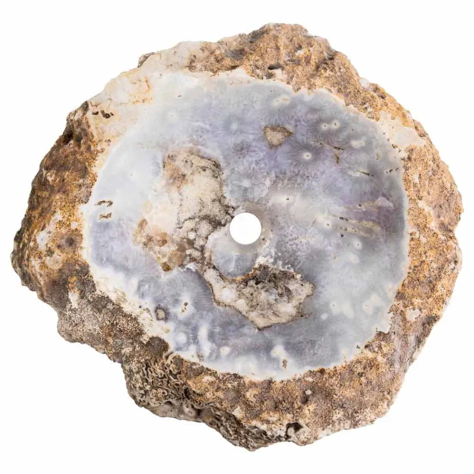 Ručně umyvadlová deska z ušlechtilého kamene, Posina Viadurini