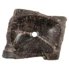 Ručně vyrobený umyvadlo na desku z kouřového křemenného kamene, Vigasio Viadurini