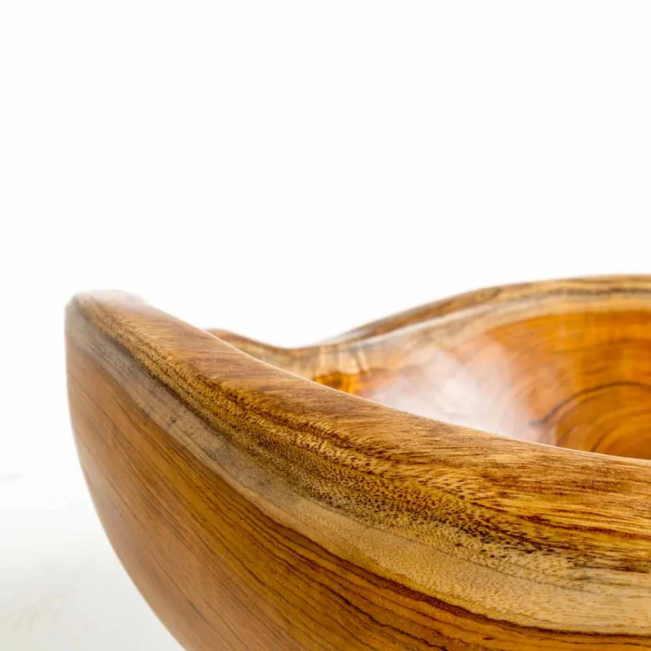 Moderní stojací umyvadlo z přírodního teakového dřeva Vigevano Viadurini