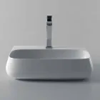 Samostatný nebo nástěnný keramický dřez L 55 cm vyrobený v Itálii, Gais Viadurini