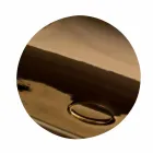 Samostatný nebo zavěšený keramický dřez L 90 cm vyrobený v Itálii, Gais Viadurini