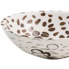 Moderní kruhové umyvadlo z umělé hmoty, Bussi Viadurini