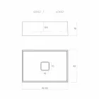 Design dřezu vyrobené v Itálii, Lavis Viadurini