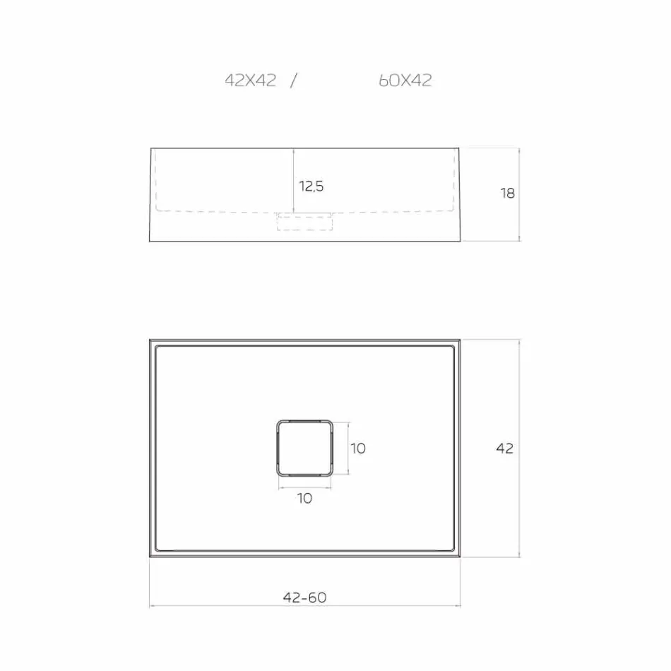 Design dřezu vyrobené v Itálii, Lavis Viadurini