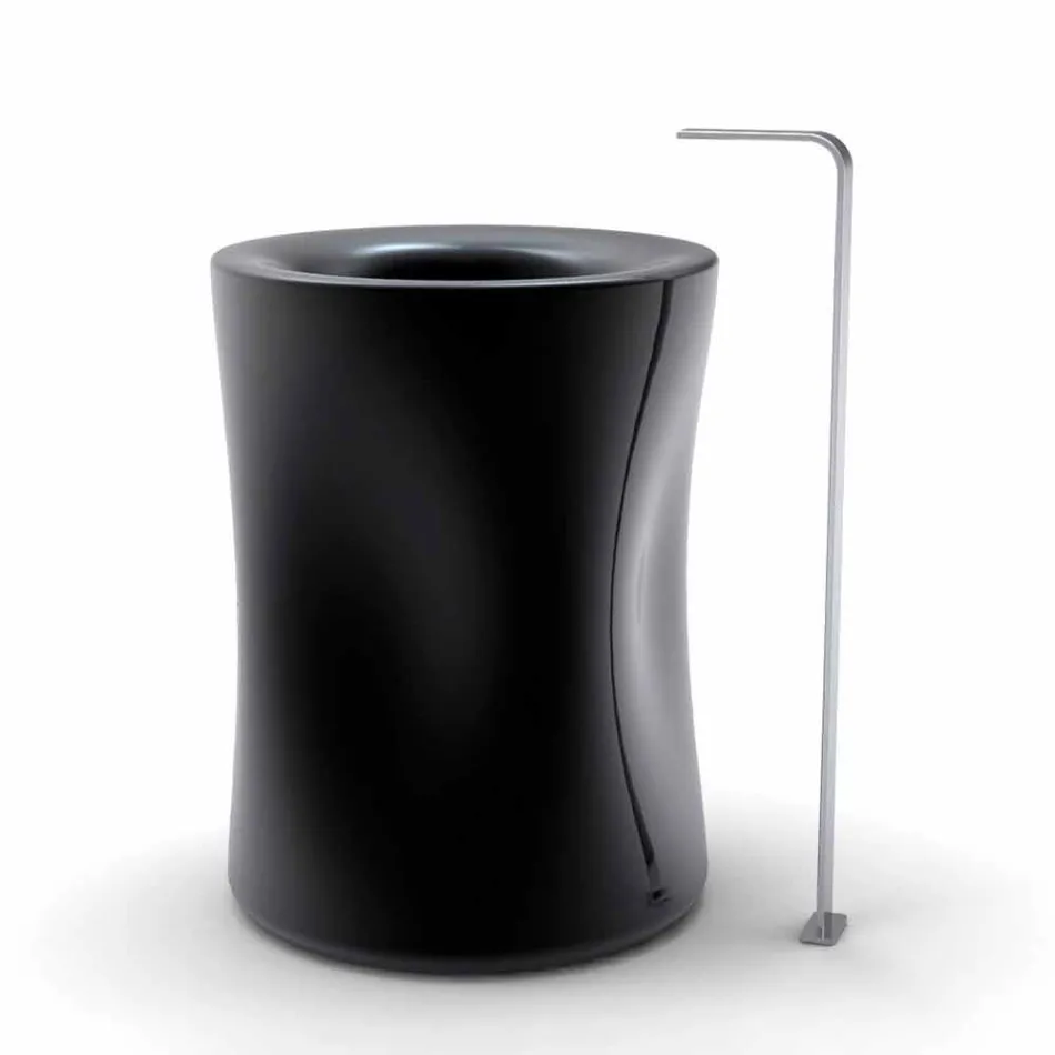 Moderní sloupové samostatné umyvadlo vyrobené v Itálii, Syracuse Viadurini