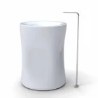 Moderní sloupové samostatné umyvadlo vyrobené v Itálii, Syracuse Viadurini