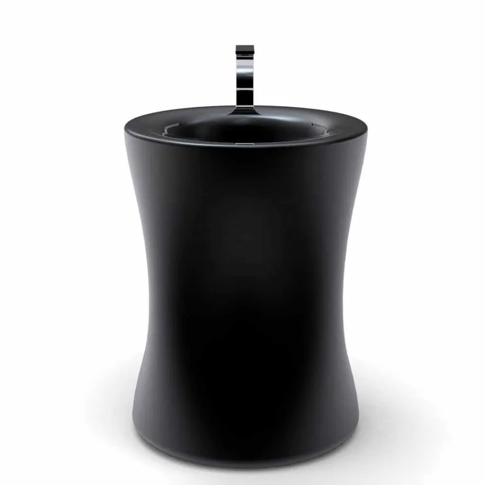 Moderní sloupové samostatné umyvadlo vyrobené v Itálii, Syracuse Viadurini