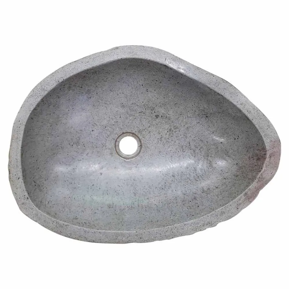 Moderní deska z ručně vyráběného říčního kamene, Buriasco Viadurini