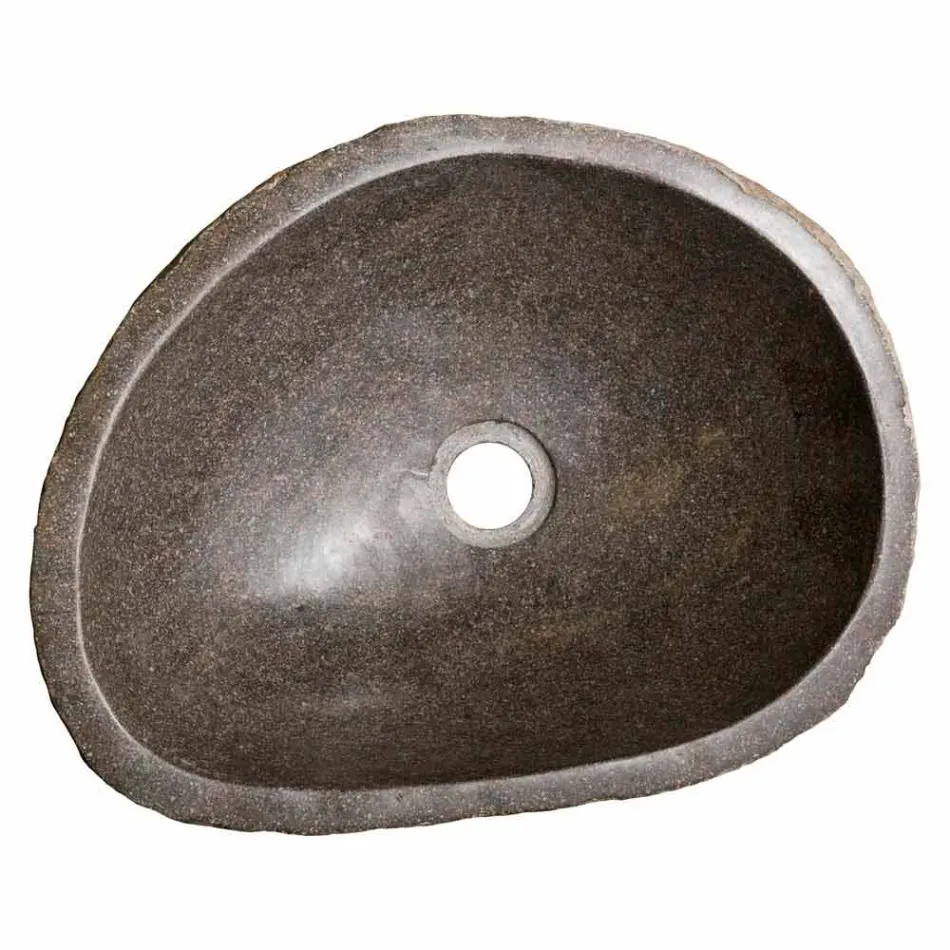 Moderní deska z ručně vyráběného říčního kamene, Buriasco Viadurini