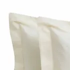 Jednobarevné listy kompletní v bavlněné saténové pro dvoulůžko - ibišek Viadurini