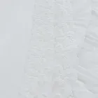 Vysoce kvalitní bílé prostěradlo s krajkou na manželskou postel - Fiumana Viadurini