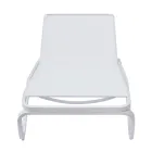 Venkovní lehátko Solaya 194x65 cm z hliníku a textilenu Viadurini