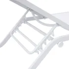 Venkovní lehátko Solaya 194x65 cm z hliníku a textilenu Viadurini