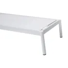 Venkovní hliníkové lehátko s polštářem 205x76 cm - Tessara Viadurini