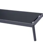 Venkovní hliníkové lehátko s polštářem 205x76 cm - Tessara Viadurini