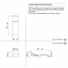 Zahradní lehátko v bílém plastu - Zoe od Mayyour Viadurini