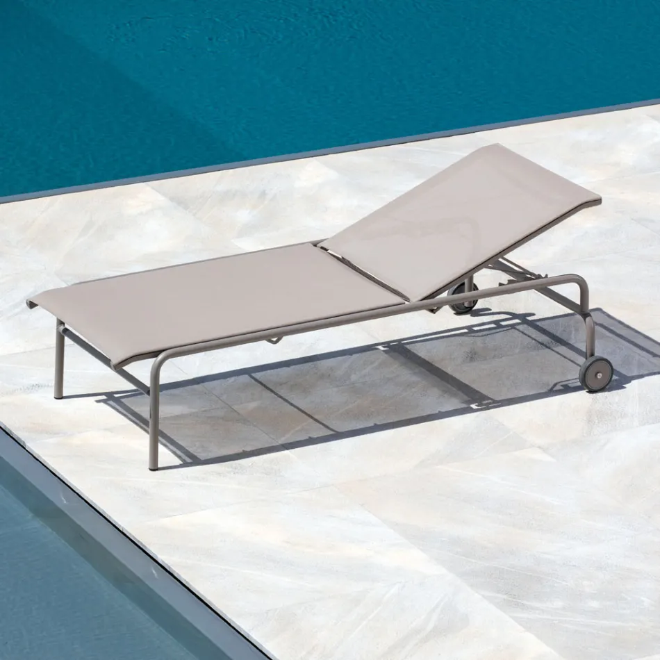 Stohovatelná zahradní postýlka z oceli Made in Italy 2 kusy - Arwen Viadurini