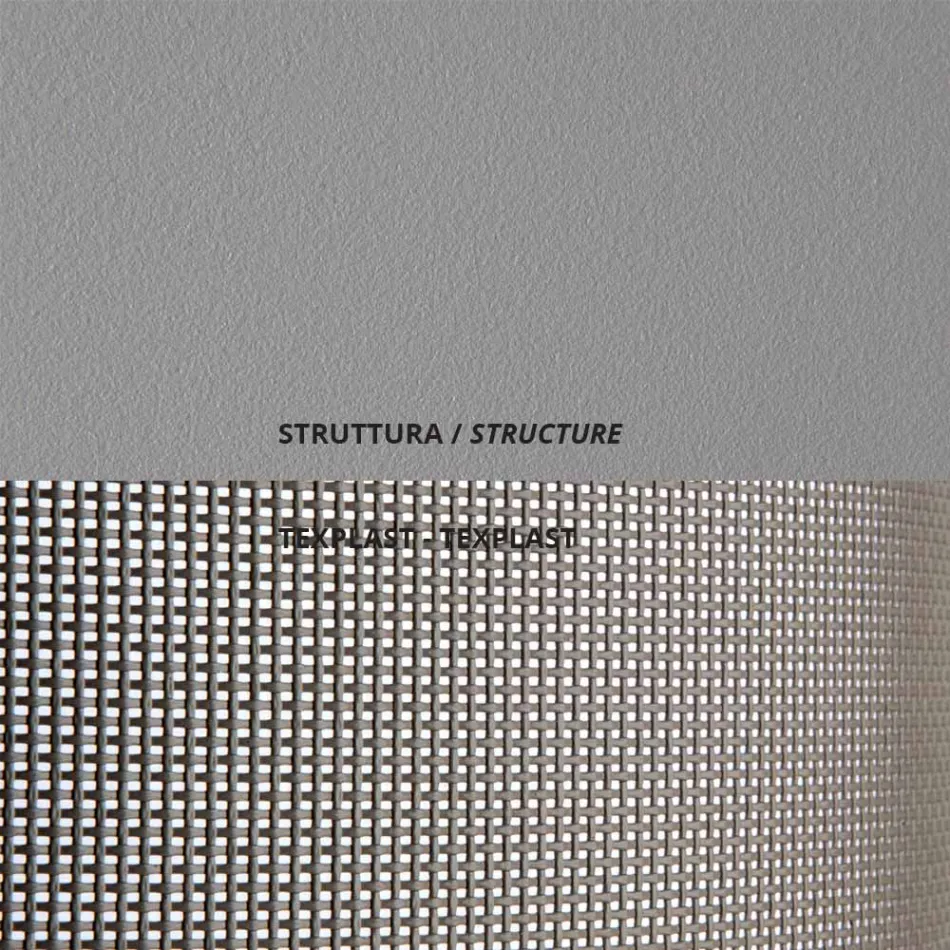 Stohovatelná zahradní postýlka z oceli Made in Italy 2 kusy - Arwen Viadurini