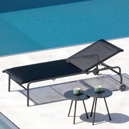 Stohovatelná zahradní postýlka z oceli Made in Italy 2 kusy - Arwen Viadurini