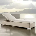 Zahradní lehátko z ručně tkaného polyratanu - Experia Viadurini