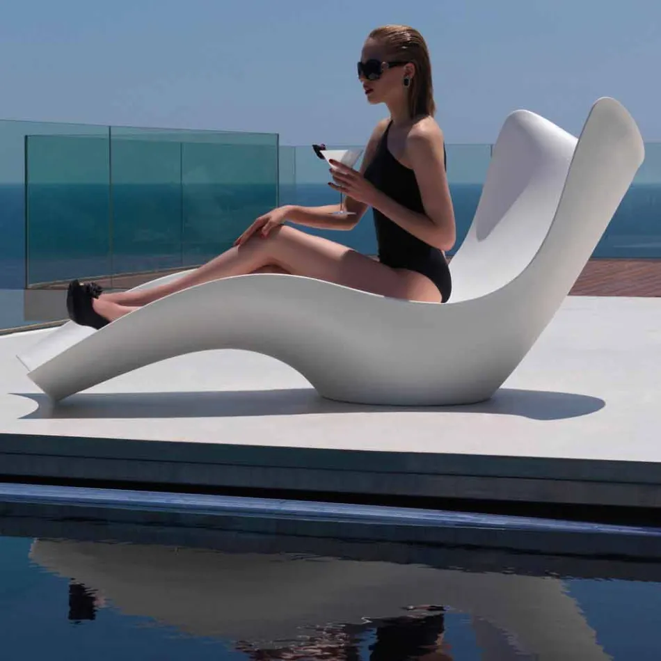 Zahradní postel Surf by Vondom, moderní design z polyethylenu Viadurini