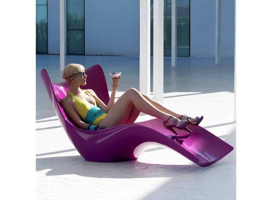 Zahradní postel Surf by Vondom, moderní design z polyethylenu Viadurini