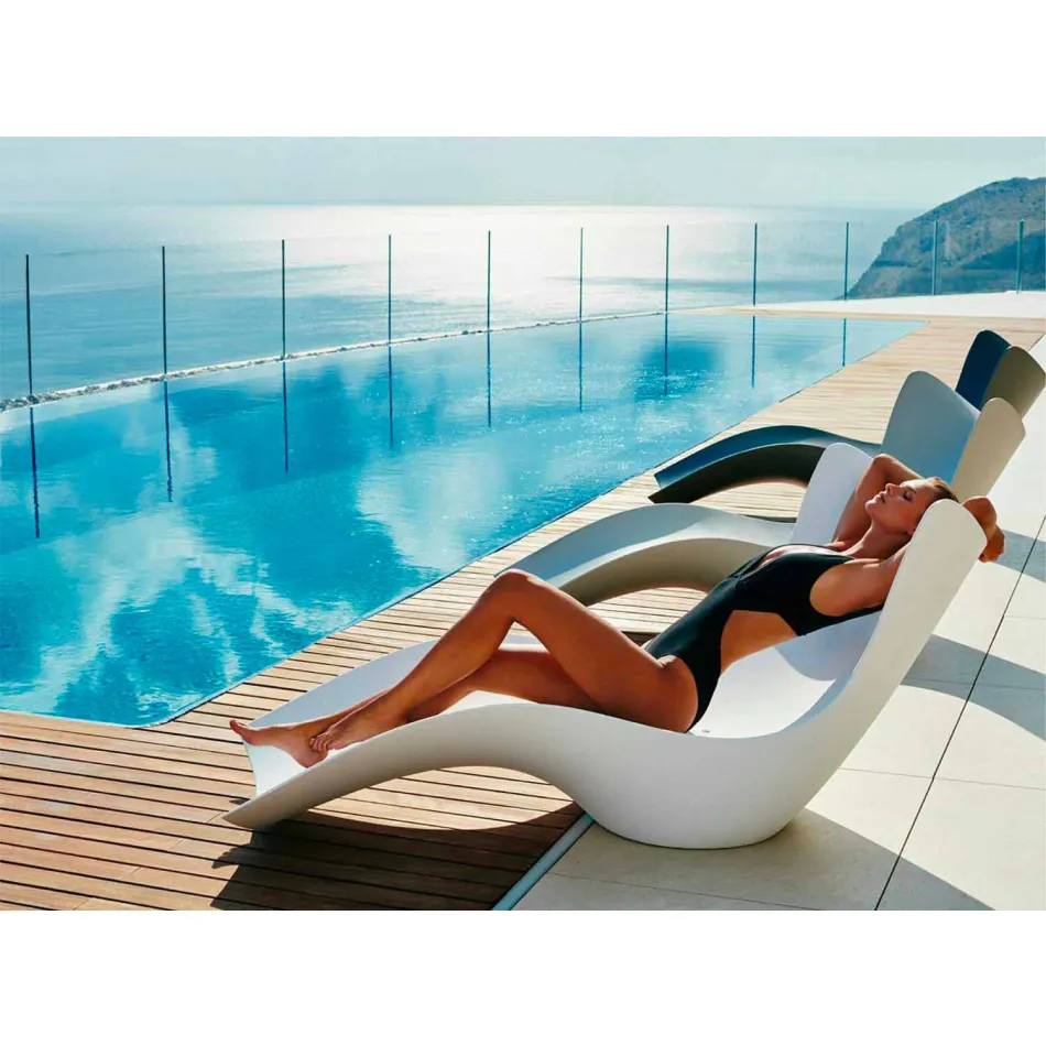 Zahradní postel Surf by Vondom, moderní design z polyethylenu Viadurini