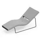 Zahradní lehátko z polyetylenu různých barev s kovovou podpěrou - Bollo Viadurini