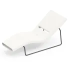 Zahradní lehátko z polyetylenu různých barev s kovovou podpěrou - Bollo Viadurini