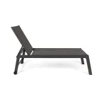 Moderní zahradní lehátko z hliníku s kolečky pro venkovní použití - Franz Viadurini
