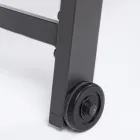 Moderní zahradní lehátko z hliníku s kolečky pro venkovní použití - Franz Viadurini