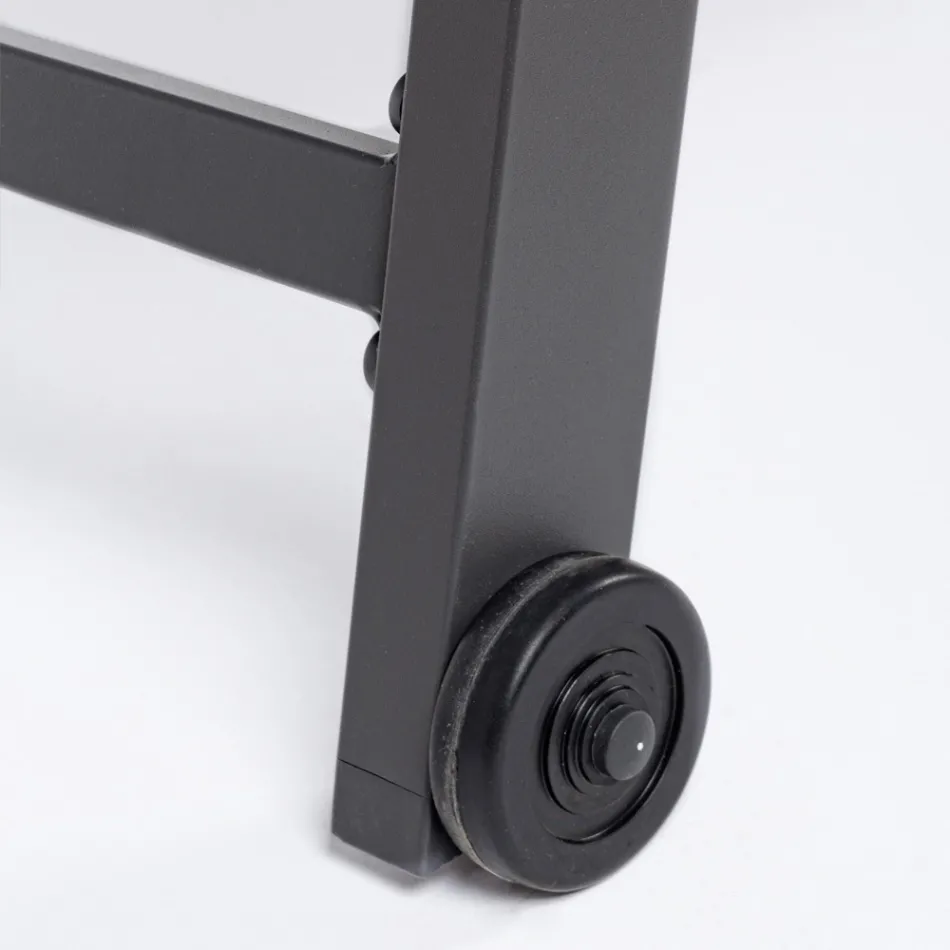 Moderní zahradní lehátko z hliníku s kolečky pro venkovní použití - Franz Viadurini