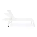 Moderní zahradní lehátko z hliníku s kolečky pro venkovní použití - Franz Viadurini